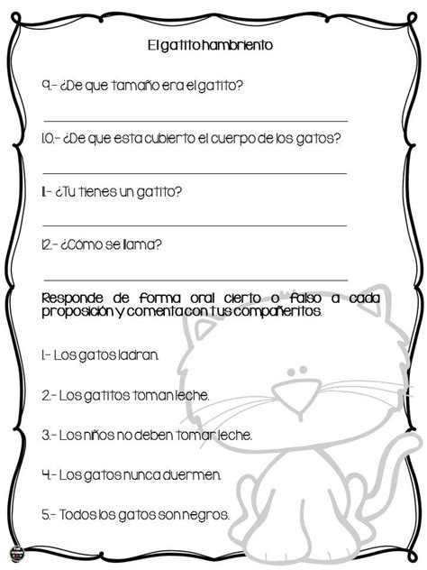 Actividades de comprension lectora para el primer ciclo de ...