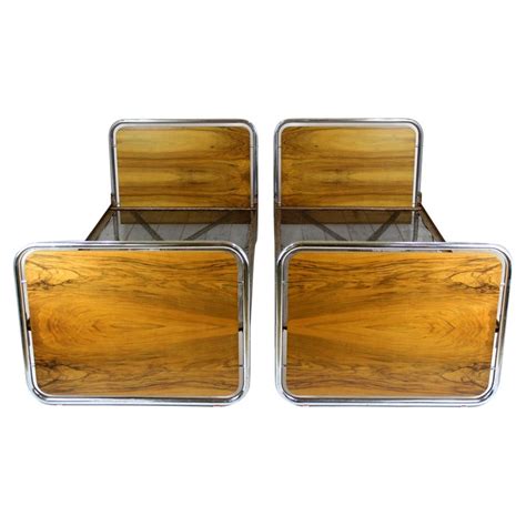 Bauhaus Tubular Steel Beds 1940s Set Of 2 For Sale At 1stdibs
