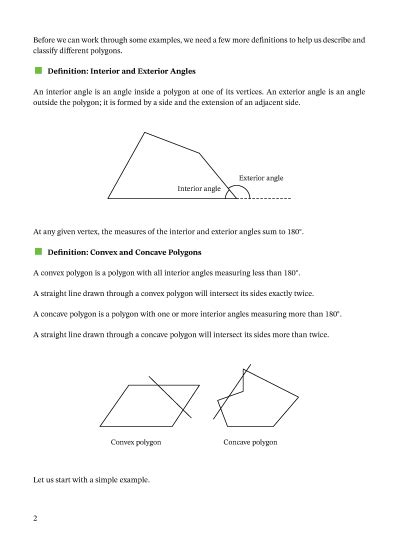 Lesson Interior Angles Of A Polygon Nagwa
