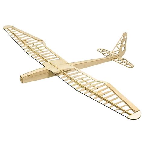 Upgraded Sunbird V20 1600mm Wingspan Balsa Wood Rc Airplane Glider Kit