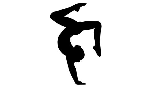 Gymnastics Silhouette Png Free Logo Image