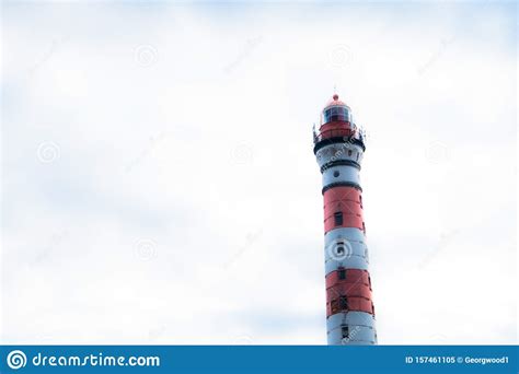 Colorful Lighthouse Against The Sky Stock Image Image Of Ocean