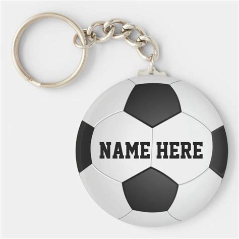 Personalized Soccer Ts For Team Players Keychain
