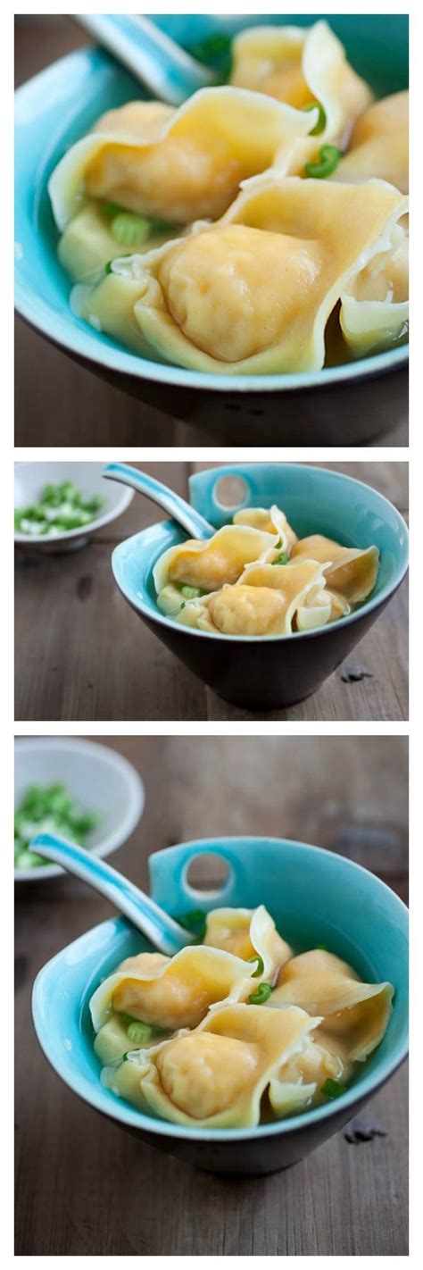 Wonton soup recipe. Learn how to make Chinese wonton soup with this