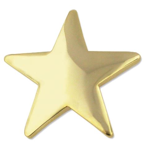 Gold Star Lapel Pins Patriotic Militarty Star Pins Set Of 10 Pins