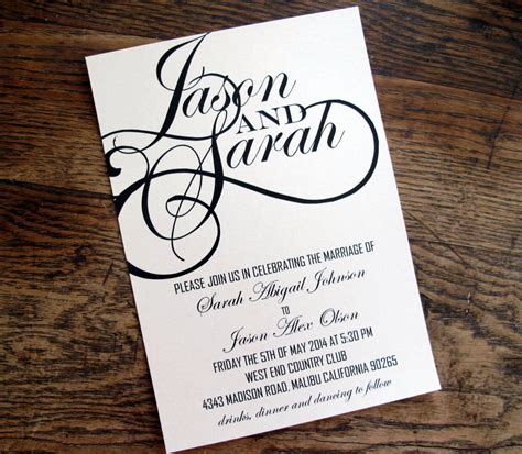 Free Elegant Fonts For Wedding Invitations Bpomls