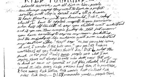 Here Are The Complete Contents Of Eric Harris Infamous Journal The Sixteen Pages Of Text He