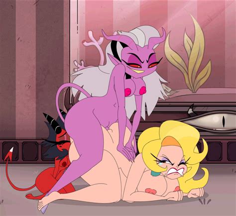 Rule 34 1futa 1girls 2demons Accurate Art Style All Fours Anal Anal Insertion Anal Sex Areolae