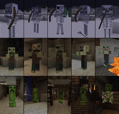 Here Are Some Of The Mobs For My Customizable Texture Pack Any Requestssuggestions Before I