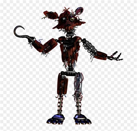 Download Fnaf Image Withered Foxy Full Body Clipart Png Download Pikpng