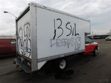 C 1994 Gmc Sierra 3500 Box Truck Sl Used 74l V8 16v No Reserve