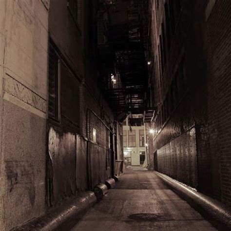 Dark Alley In Chicago Alley Street Photography City Lights