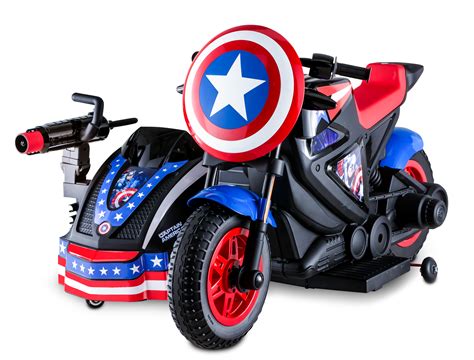 Lego marvel super heroes 2 how to get more than 2 characters on screen. Kid Trax 12-Volt Captain America Motorcycle Ride-On ...