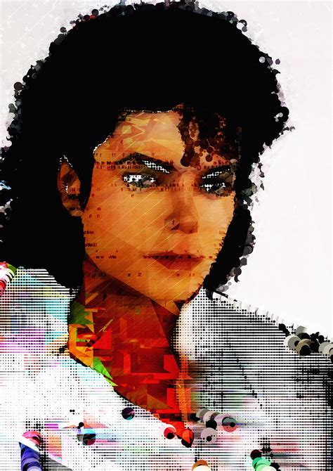 Young Michael Jackson Portrait Rare Digital Artwork Makersplace