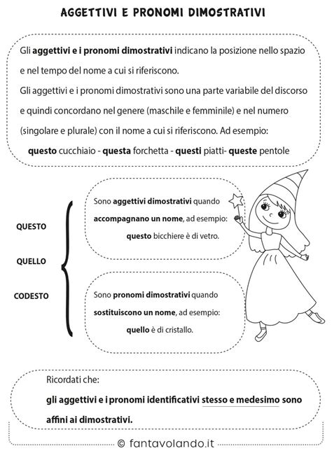 Schede Didattiche Di Italiano Scuola Primaria Gli Aggettivi E I