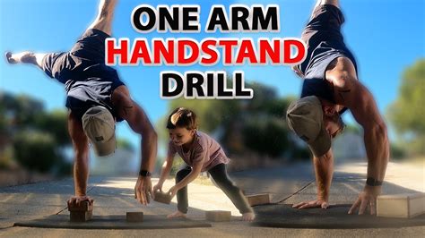 The Best Block Drill To Learn One Arm Handstand Youtube