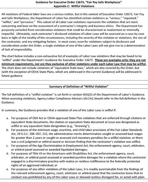 What is the definition of executive order? Federal Register :: Guidance for Executive Order 13673 ...