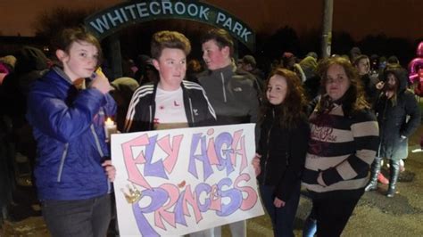 paige doherty death hundreds gather to remember teenager bbc news
