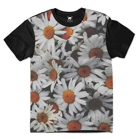 Camiseta Floral Flores Margaridas Ydias Estampa R20 No Elo7 Ydias
