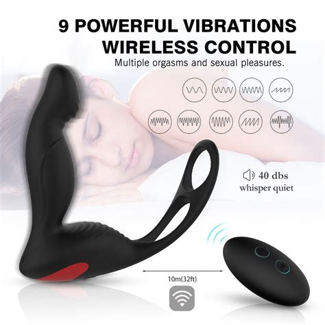 3 In 1 Remote Controlled Vibrating Prostate Massager Lusty Age
