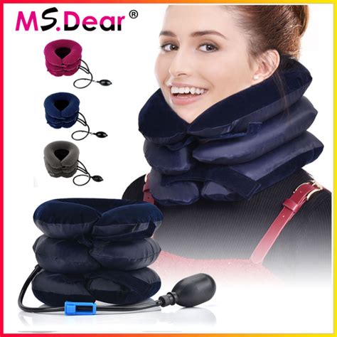 Inflatable Air Cervical Neck Traction Device 3 Layers Soft Neck Collar
