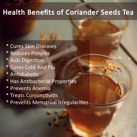 Top 10 Health Benefits Of Coriander Seeds Tea Coriander