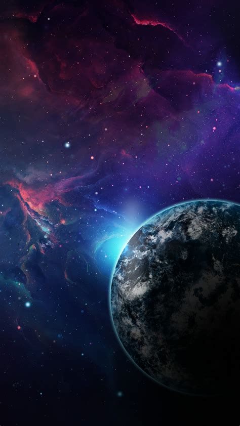 Earth Planet Outer Space Universe Wallpaper For Android