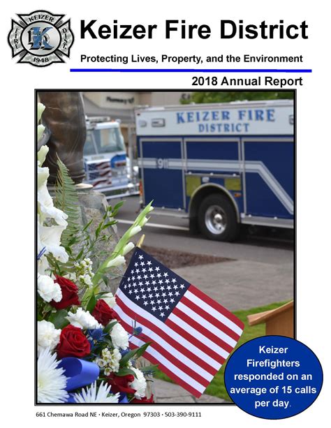 Annual Report 2018page1 Keizer Fire District Keizer Fire District