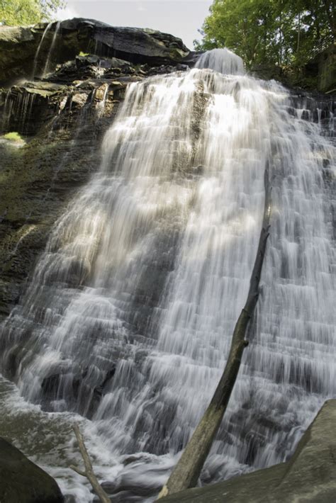 Silky Brandywine Falls At Cayuhoga Valley National Park Ohio Image