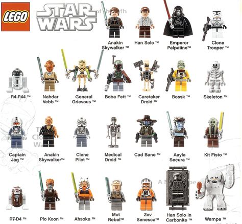 Lego Star Wars The 2010 Lego Star Wars Mini Figures Entire Flickr