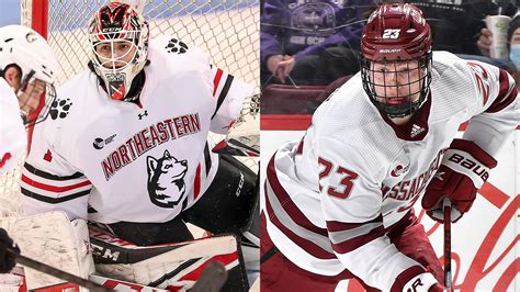 Hockey East Names Mens Pro Ambitions All Rookie Team Hockey East