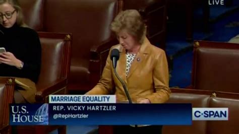 Gop Congresswoman Cries As She Rejects Marriage Equality Legislation
