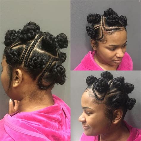 The ability to create bantu knots is almost impossible with hair that is one to two inches. 17 Best images about Plaits-A-Plenty on Pinterest | Ghana ...