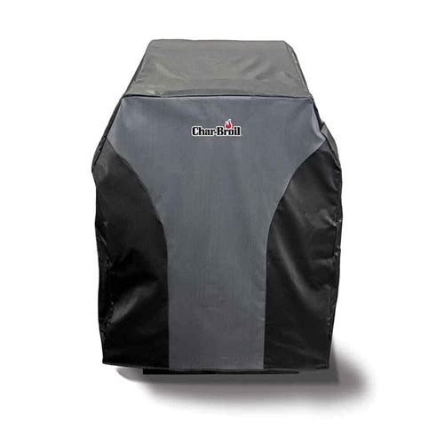 Char Broil 27 In X 40 In Black Gray Polyester Gas Grill Cover At