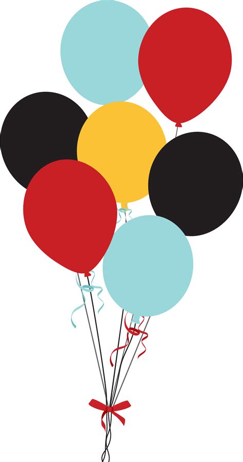 Birthday Balloons Svg Files 885 Svg Png Eps Dxf File