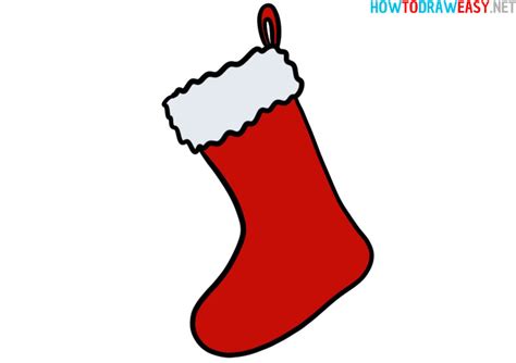 How To Draw A Christmas Stocking How To Draw Easy