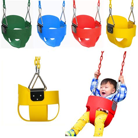 Full Bucket Swing For Toddler Seat Set Outdoor