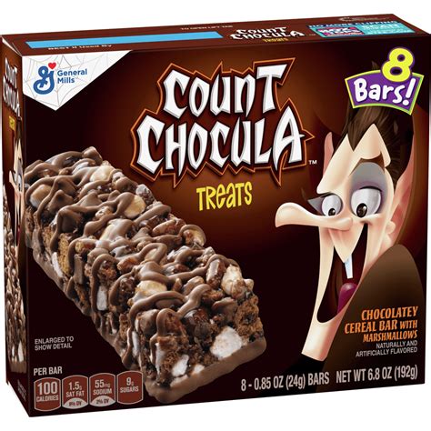 General Mills Monsters Cereal Treat Bars Count Chocula 8 Ct Brickseek