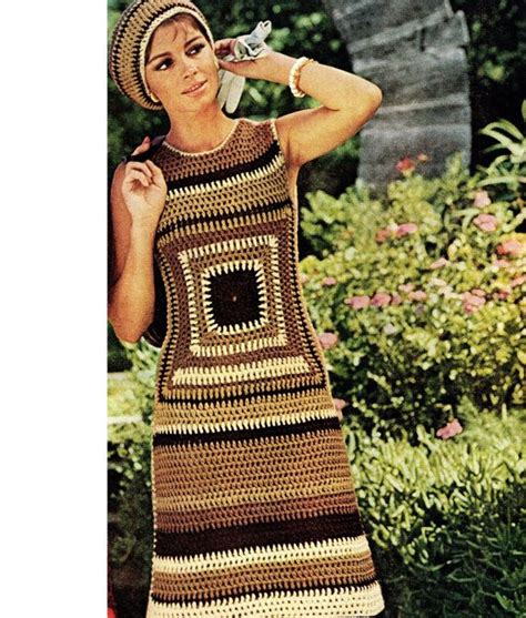 Granny Square Dress Pattern So Retro So Cool Crochet Dress Crochet