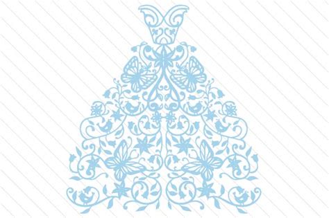 Wedding Dress SVG Cut file by Creative Fabrica Crafts - Creative Fabrica