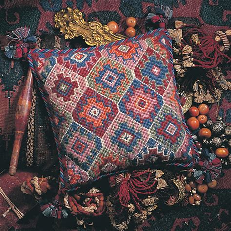 Glorafilia Tapestry Kit Needlepoint Kit Turkish Kelim Gl424 Tapestry