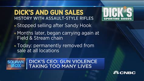 Dicks Ceo Its Time To Do Something About Gun Violence