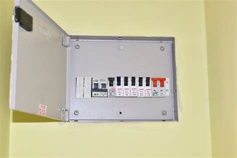 Circuit Breaker In Switch Box Control Voltage Switchboard
