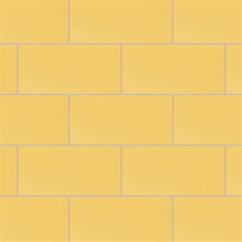 Merola Tile Projectos Sunflower Yellow 3 78 In X 7 34 In Ceramic