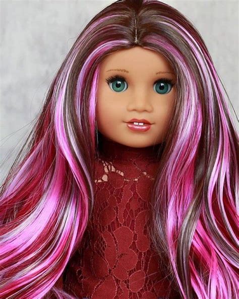 Custom Doll Wig For 18 American Girl Dolls Heat Safe Etsy American