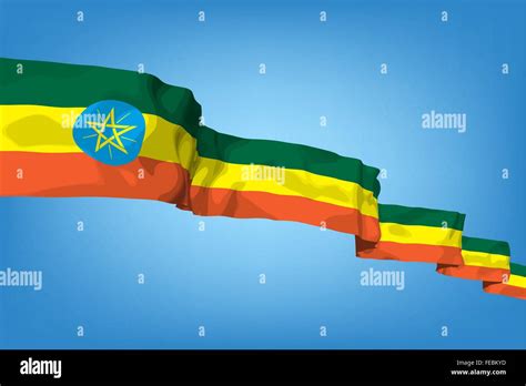 National Flag Of Ethiopia Stock Vector Image And Art Alamy