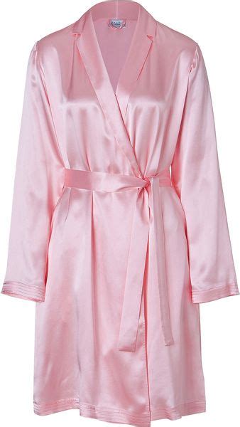 Fluffyvintage Xoxo Pink Silk Robe Pink Dressing Gown Silk Bathrobe Pink Lingerie Silk Shorts