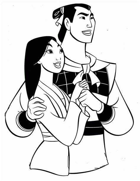 More than 600 free online coloring pages for kids: Mulan Coloring Pages Online Free - Coloring Home
