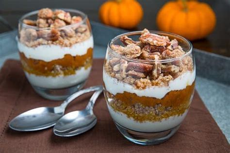 Pumpkin Pie Quinoa Parfait With Gingersnap Pecan Streusel Recipe