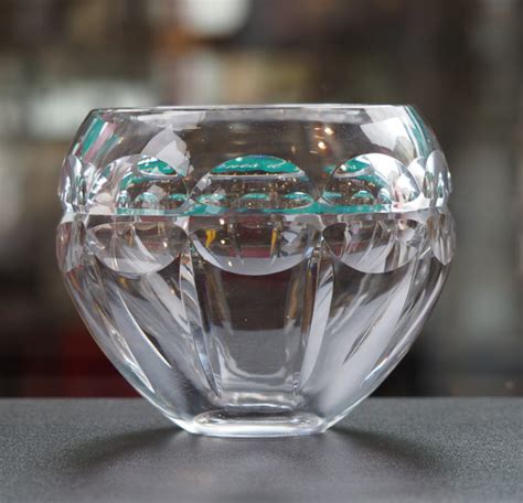 vase cristal baccarat art déco galerie maxime marché vernaison puces de saint ouen